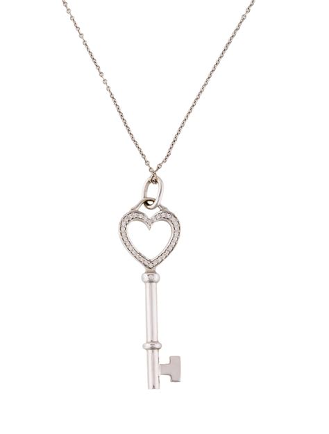 replica of tiffany and co key heart pendant|tiffany key heart necklace.